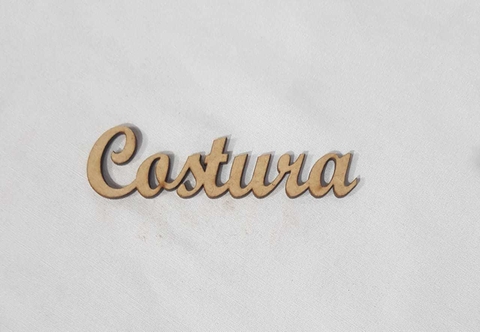 Aplique Palavra Costura 11x3cm - comprar online