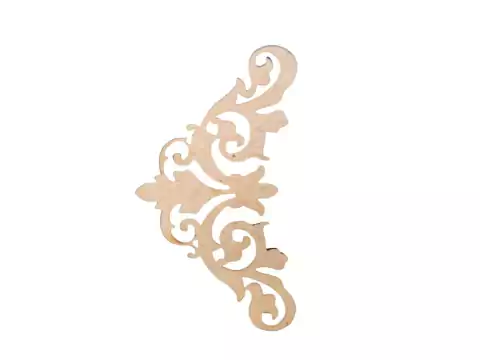 Aplique Arabesco Romano - Kit com 2 6x3,5cm - comprar online