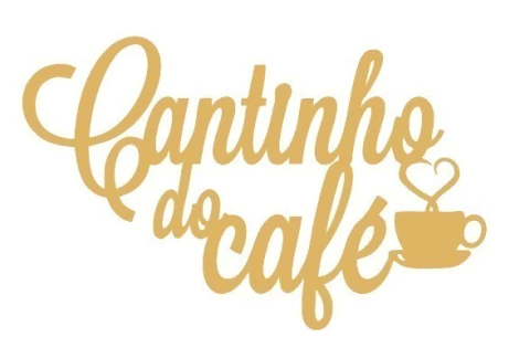 Aplique Cantinho do Café 13x6cm