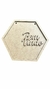 Kit Placa Sextavada Bem Vindo 23x20cm - comprar online