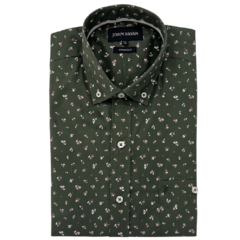 Camisa manga larga, 1 bolsillo, fantasia 6708/A