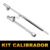 Kit Calibrador e Inflador Duplo Bico Reto para Pneus