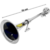 BUZINA ELETROPNEUMÁTICA CORNETA METAL CROMADA - 74 CM