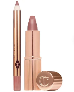 Charlotte Tilbury Mini Pillow Talk Lipstick & Liner Set | Mini Kit Batom e Lápis