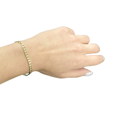 Pulso barbada 3.5 mm. Oro Laminado 18k - comprar en línea