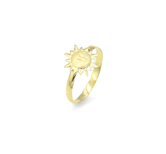 Anillo Sol. Oro 10k
