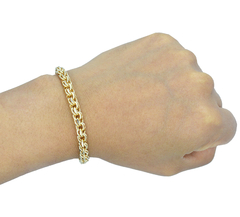 Pulso Tejido Chino 6mm. Oro Laminado 18k - comprar en línea