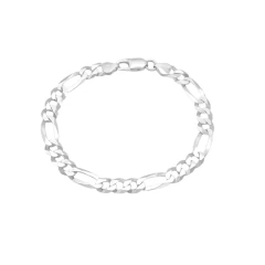 Pulso Fígaro 3x1 de 8mm. Plata Italiana 0.925 - comprar en línea