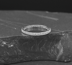 Anillo Churumbela Completa Plana. Plata 0.925 en internet