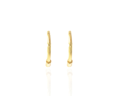 Arracadas Huecas Mini. Chapa De Oro 22K - comprar en línea