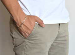 Pulso Barbado 4mm. Oro Laminado 18k - comprar en línea