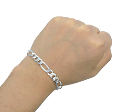 Pulso Fígaro 3x1 6mm. Plata 0.925 - comprar en línea