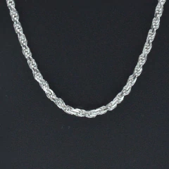 Cadena Torsal 3mm. Plata Italy .925 - tienda en línea