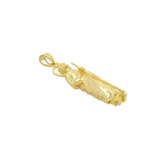 Dije San Judas Tadeo Grande Con Zirconias. Oro Laminado 18k - comprar en línea