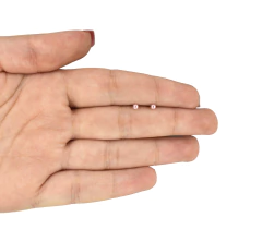 Broqueles Dormilona Bola 2.5mm. Oro Rosa 10K - comprar en línea