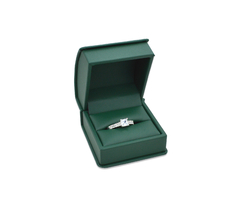 Estuche Verde Con Caja y Moño Para Anillo en internet