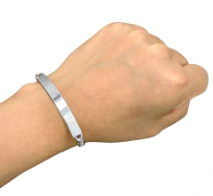 Esclava Barbada 5mm. Plata 0.925 - comprar en línea