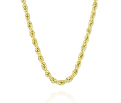 Cadena Torsal 10mm. Oro Laminado 18k