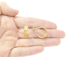 Arracadas Coquetas. Chapa De Oro 22K - comprar en línea