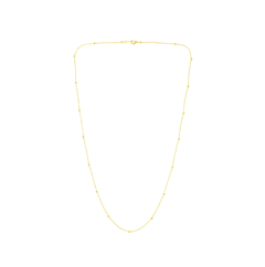 Cadena Gargantilla Bolitas Dots. Chapa De Oro 22K - comprar en línea