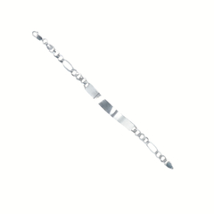 Esclava cartier 3x1 figaro 5mm. Plata 0.925