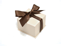 Caja Con Moño Para Anillo