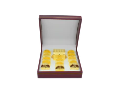 Juego De Arras Matrimoniales Peseta. Oro Laminado 14k - comprar en línea