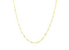 Cadena Singapur 2mm. Chapa De Oro 22K