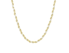 Cadena Torsal Bitono 6mm. Oro Laminado 18k