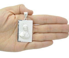 Dije Virgen Guadalupe Torso Cuadro Grande. Plata 0.925 - comprar en línea