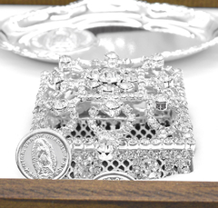 Arras Matrimoniales Imagen Virgen Gpe. Oro Laminado 14K - CATÁLOGO BLANCO