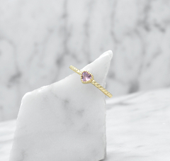 Anillo Ajustable Corazón. Oro Laminado 18k en internet
