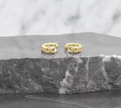 SIMULADORES CADENA BARBADA. ORO LAMINADO 18K - CATÁLOGO BLANCO