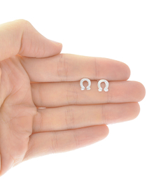 Broqueles Herradura. Plata Ley .925 - comprar en línea
