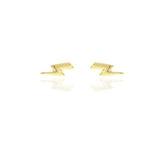 Broqueles Rayo. Chapa De Oro 22K