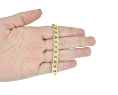Cadena Barbada 7mm. Oro Laminado 18k en internet