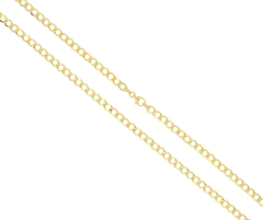 Cadena Barbada 5.5mm. Oro Hueco Italiano 10k - CATÁLOGO BLANCO