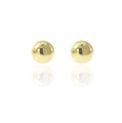 Broqueles Dormilona Bola 7mm. Oro 10K