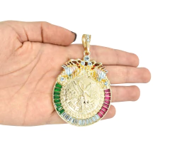 Dije Centenario Zirconias México. Oro Laminado 18k en internet