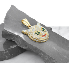 Dije Iced Out Emoji. Oro Laminado 18k - CATÁLOGO BLANCO