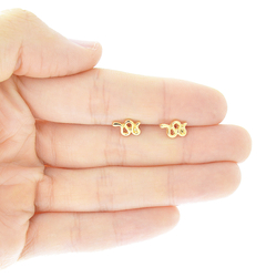 Broqueles Serpiente. Chapa De Oro 22K en internet