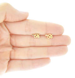 Broqueles Serpiente. Chapa De Oro 22K en internet