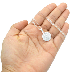Dije San Benito 15mm. Sin Cadena. Plata 0.925 - comprar en línea