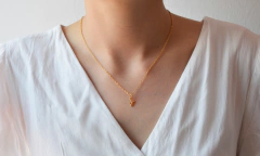 Collar Dije Cáctus Nopal. Chapa De Oro 22K en internet