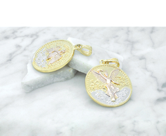 Dije Centenario Bitono. Oro Laminado 18k - CATÁLOGO BLANCO