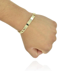 Esclava Fígaro 3X1 6.5mm Oro Laminado 18k - comprar en línea