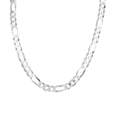 Cadena Fígaro 3x1 de 8mm. Plata Italiana 0.925 en internet
