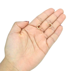 SIMULADORES CADENA BARBADA. ORO LAMINADO 18K - tienda en línea