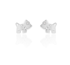 Broqueles Perrito. Plata Ley .925