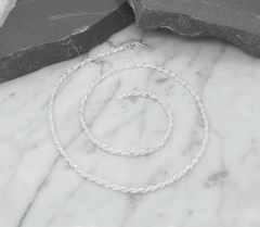 Cadena Torsal De 3mm. Plata .925 en internet